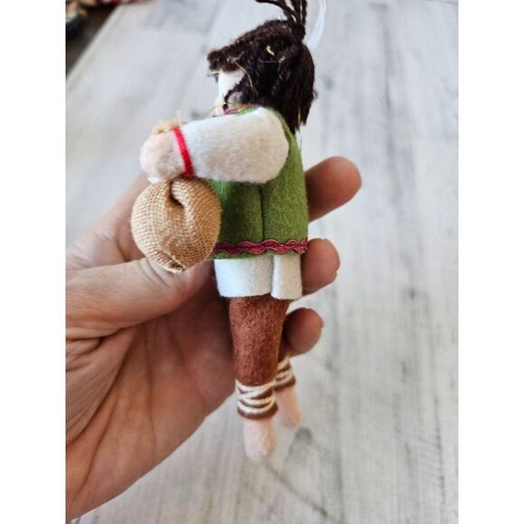 heart felt cannon Jack beanstalk ornament falls RARE Xmas unique tree - Picture 7 of 9